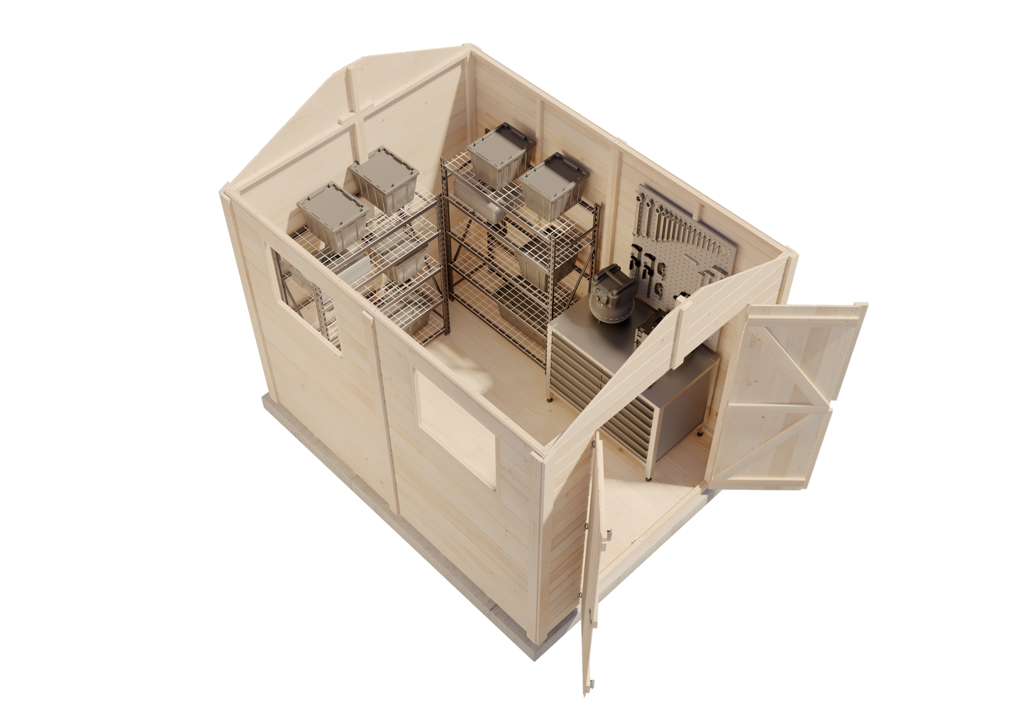 Cabane à outils Elma L Classique