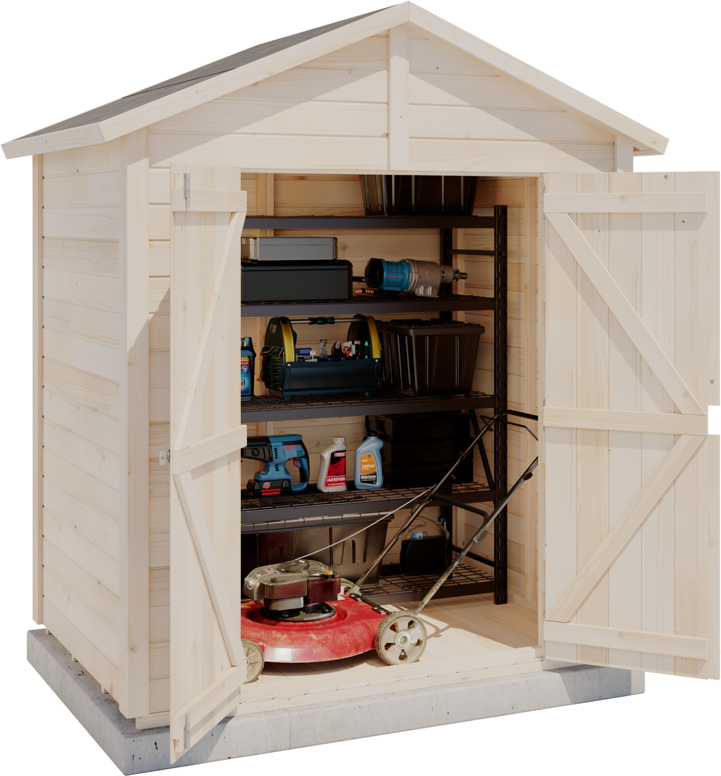 Cabane à outils Eskil S Classique