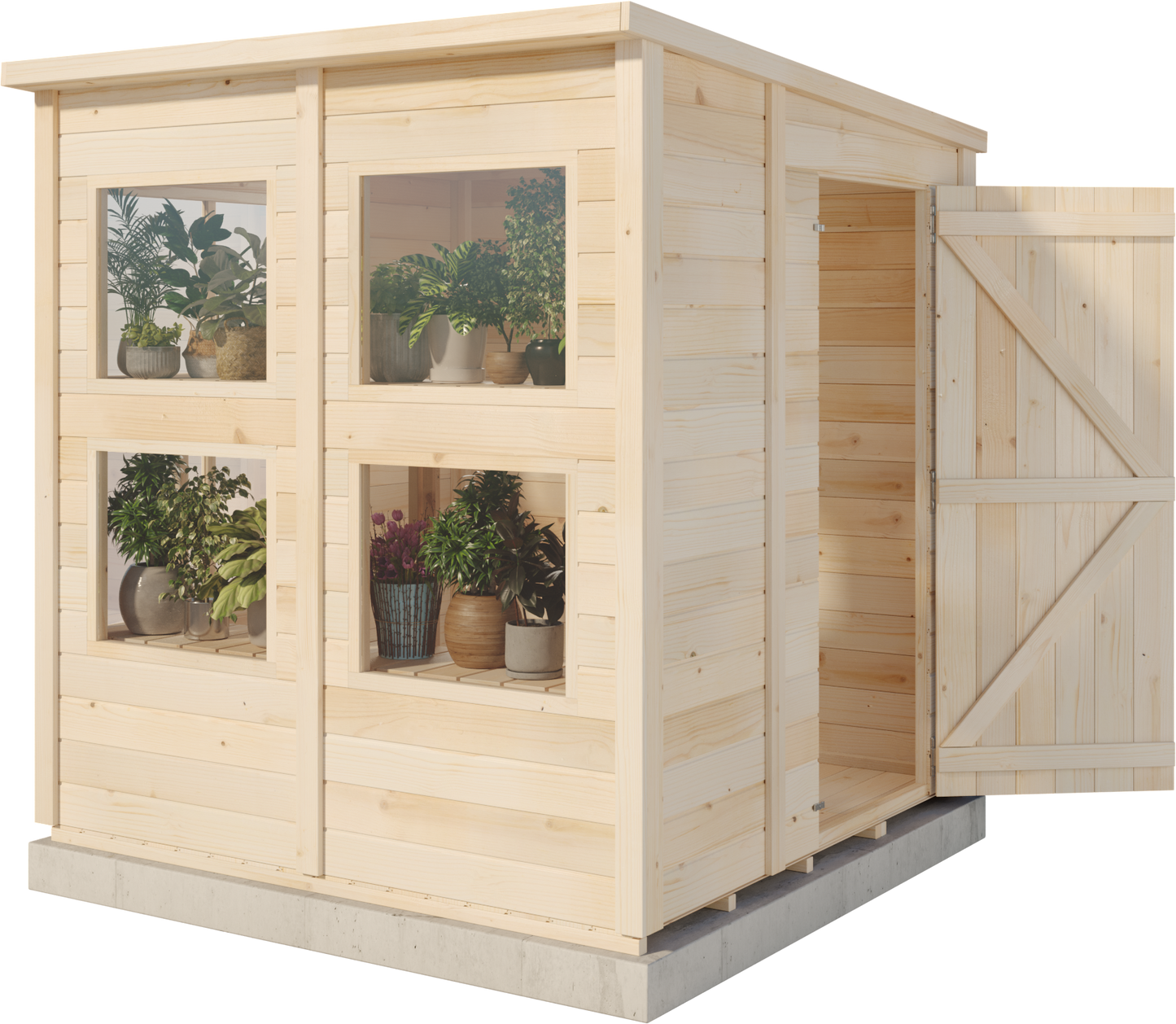 Abri de jardin botanique Moderne M