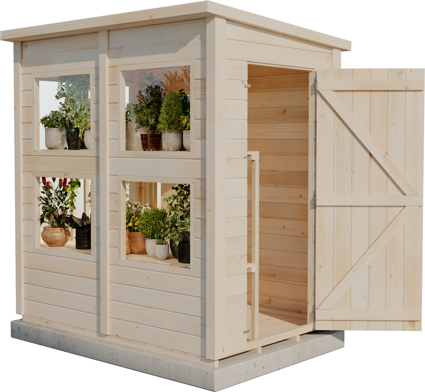 Abri de jardin botanique Moderne S