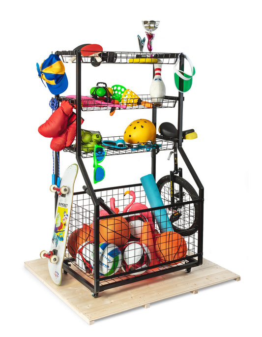 Étagère de rangement pour équipement sportif