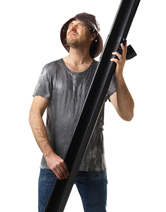 Gouttière pour toit à deux versants - 4 m